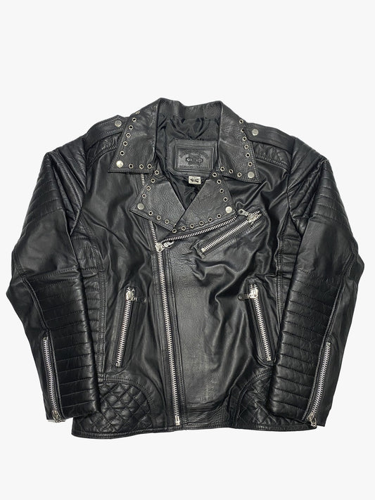 Chaqueta Cuero Rockera